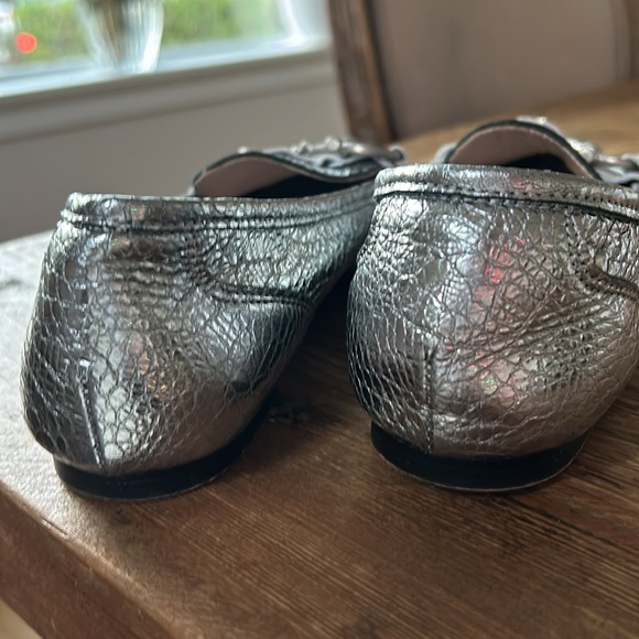 Silver leather loafer - Picture 2 of 5